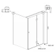 Душевой уголок 90х90 см Ambassador Diamond 12011105R прозрачное