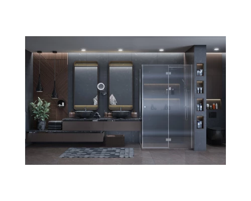 Душевой уголок 120х80 см Ambassador Diamond 12011107R прозрачное