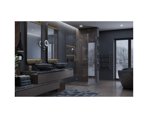 Душевой уголок 100х100 см Ambassador Diamond 12011110 прозрачное