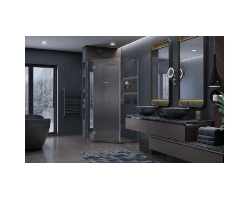 Душевой уголок 90х90 см Ambassador Diamond 12011111L прозрачное