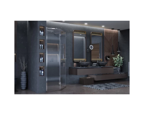 Душевой уголок 100х100 см Ambassador Diamond 12011112L прозрачное