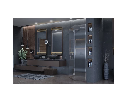 Душевой уголок 100х100 см Ambassador Diamond 12011112R прозрачное