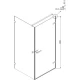 Душевой уголок 89х89 см Ambassador Abner 10011101R прозрачное