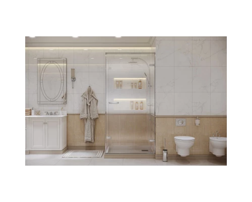 Душевой уголок 99х99 см Ambassador Abner 10011102R прозрачное