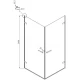 Душевой уголок 89х89 см Ambassador Abner 10011105 прозрачное