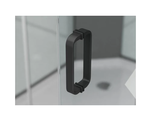 Душевой уголок 120х80 см Ambassador Queen 11011205LBlack прозрачное