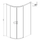 Душевой уголок 120х80 см Ambassador Queen 11011103R прозрачное