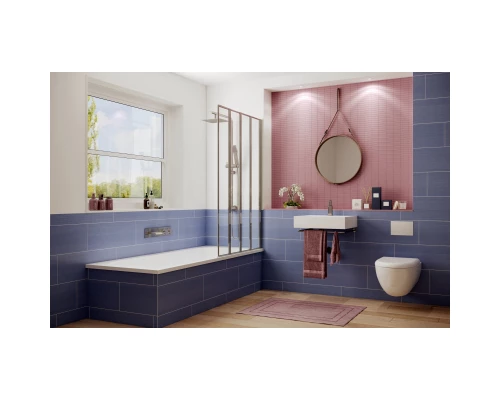 Шторка для ванны 90 см Ambassador Bath Screens 16041110R прозрачное