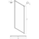 Душевой уголок 100х70 см Ambassador Forsa 17021101NX-70NX прозрачное