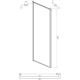 Душевой уголок 140х80 см Ambassador Forsa 17021120AX-80AX прозрачное
