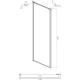 Душевой уголок 140х120 см Ambassador Forsa 17021120AX-120AX прозрачное