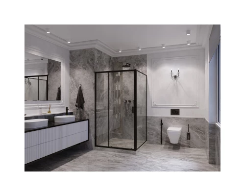 Душевой уголок 100х120 см Ambassador Forsa 17021216AB-120AB прозрачное