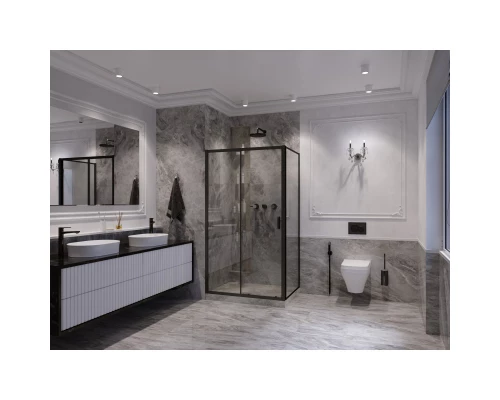 Душевой уголок 120х80 см Ambassador Forsa 17021218AB-80AB прозрачное