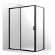 Душевой уголок 160х100 см Ambassador Forsa 17021222AB-100AB прозрачное