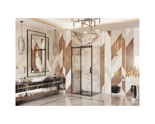 Душевой уголок 120х110 см Ambassador Benefit 19021201HB-110HB прозрачное