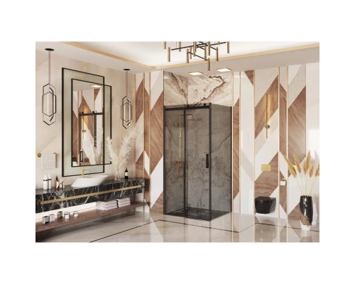 Душевой уголок 130х110 см Ambassador Benefit 19022202HBB-110HBB тонированное