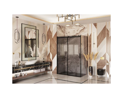 Душевой уголок 160х110 см Ambassador Benefit 19022205HBB-110HBB тонированное