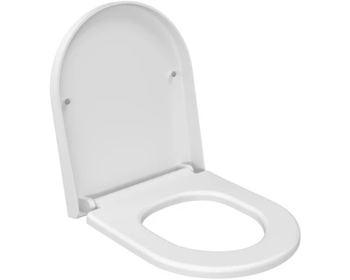 Подвесной безободковый унитаз с сиденьем микролифт Ambassador Abner 103T20001R-102T20001