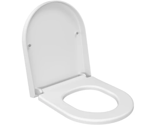 Подвесной безободковый унитаз с сиденьем микролифт Ambassador Nord 133T20001-132T20001