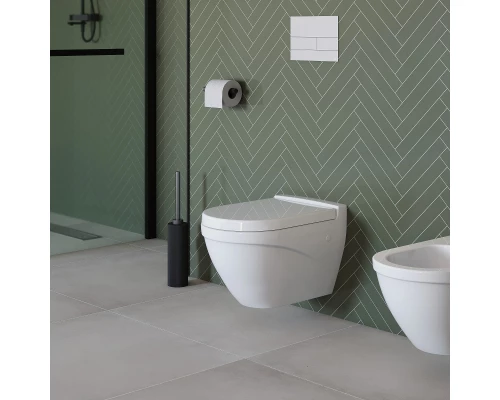 Подвесной безободковый унитаз с сиденьем микролифт Ambassador Nord 133T20001-132T20001