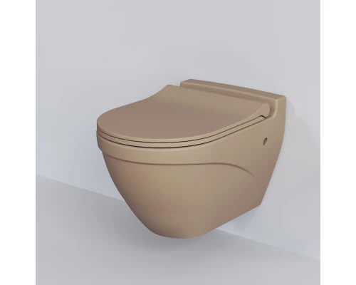 Подвесной безободковый унитаз Ambassador Nord 133T20501