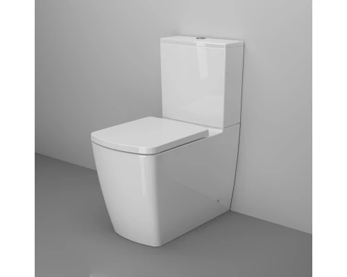 Унитаз-компакт безободковый с сиденьем микролифт Ambassador Kingston 147K19001RS