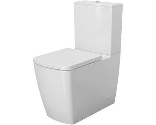 Унитаз-компакт безободковый с сиденьем микролифт Ambassador Kingston 147K19001RS