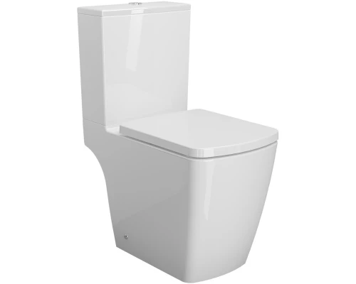 Унитаз-компакт безободковый с сиденьем микролифт Ambassador Kingston 147K19002RS