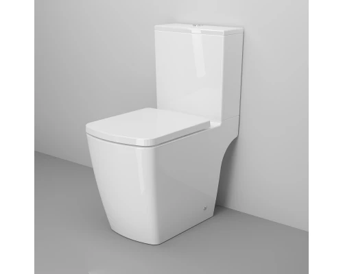 Унитаз-компакт безободковый с сиденьем микролифт Ambassador Kingston 147K19002RS