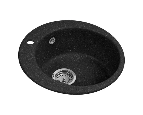 Кухонная мойка AquaGranitEx черный M-05(308)