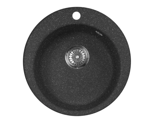 Кухонная мойка AquaGranitEx черный M-05(308)