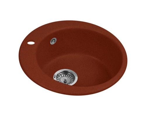 Кухонная мойка AquaGranitEx красный марс M-05(334)
