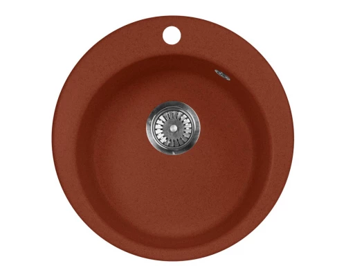 Кухонная мойка AquaGranitEx красный марс M-05(334)