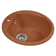 Кухонная мойка AquaGranitEx терракот M-07(307)