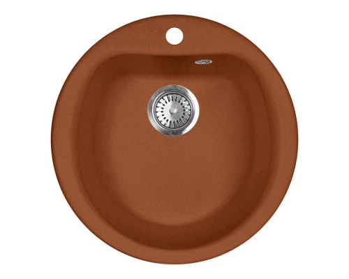 Кухонная мойка AquaGranitEx терракот M-07(307)