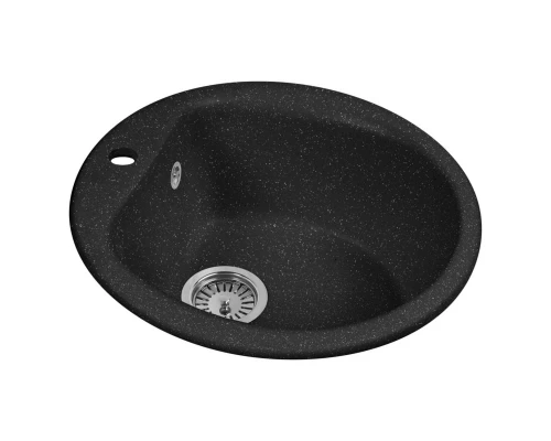 Кухонная мойка AquaGranitEx черный M-07(308)