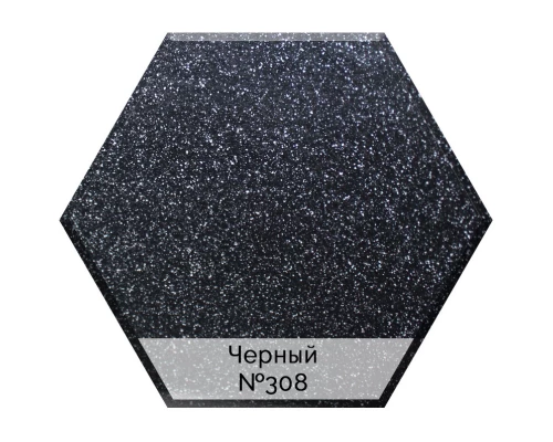 Кухонная мойка AquaGranitEx черный M-07(308)