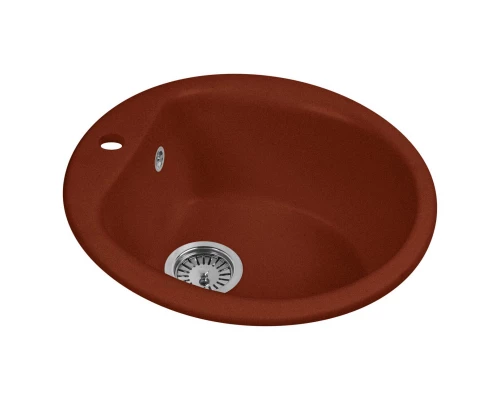 Кухонная мойка AquaGranitEx красный марс M-07(334)