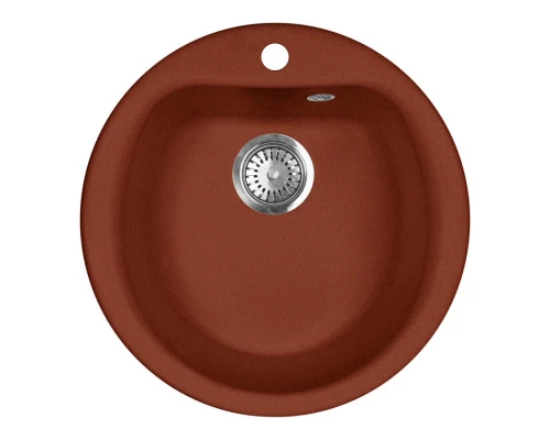 Кухонная мойка AquaGranitEx красный марс M-07(334)