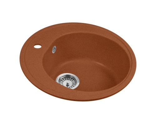 Кухонная мойка AquaGranitEx терракот M-08(307)