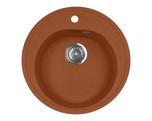 Кухонная мойка AquaGranitEx терракот M-08(307)