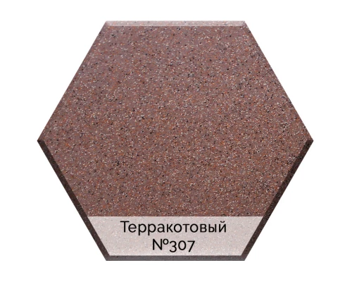 Кухонная мойка AquaGranitEx терракот M-08(307)