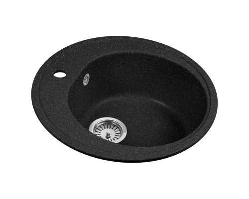 Кухонная мойка AquaGranitEx черный M-08(308)
