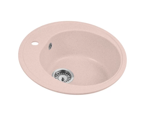 Кухонная мойка AquaGranitEx розовый M-08(315)