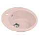 Кухонная мойка AquaGranitEx розовый M-08(315)