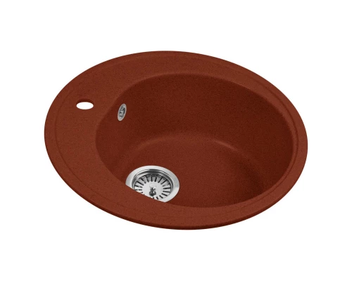 Кухонная мойка AquaGranitEx красный марс M-08(334)