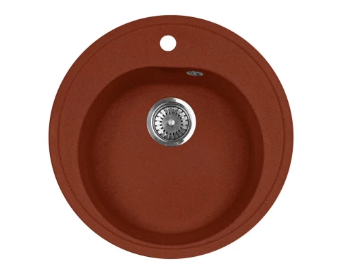 Кухонная мойка AquaGranitEx красный марс M-08(334)