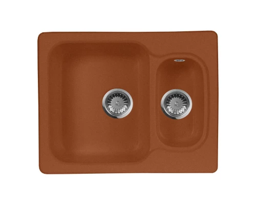Кухонная мойка AquaGranitEx терракот  M-09(307)