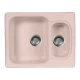 Кухонная мойка AquaGranitEx розовый M-09(315)