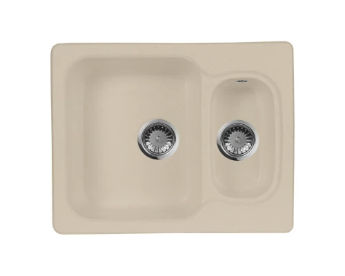Кухонная мойка AquaGranitEx бежевый  M-09(328)